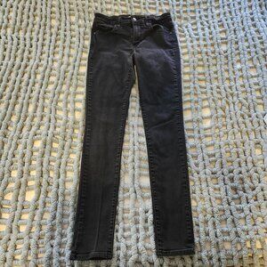 Levi's 711 Skinny Jeans - Black - size 27